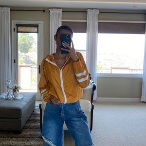 Orange Windbreaker